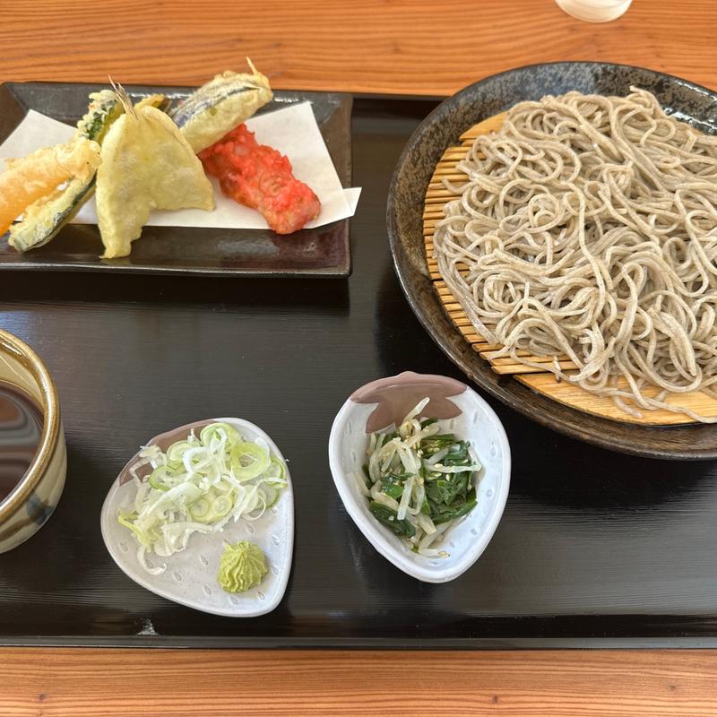 天もりそば並(農道麺屋かま田)