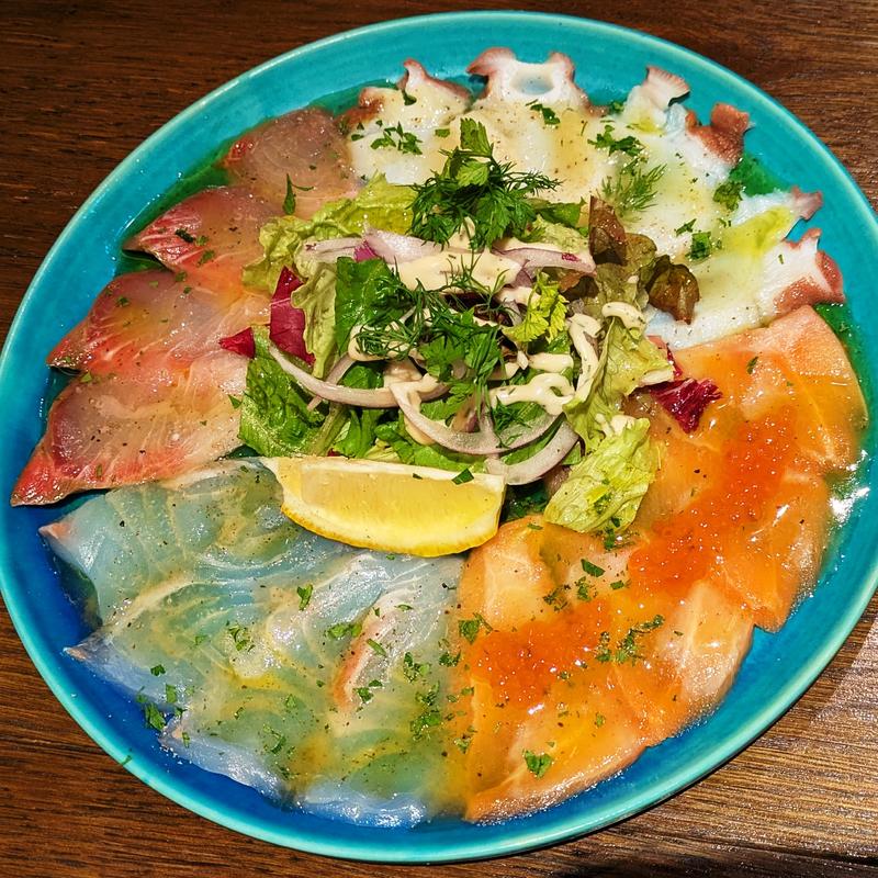 本日のカルパッチョ盛り合わせ(Frutti di Mare（フルッティ ディ マーレ）横浜)