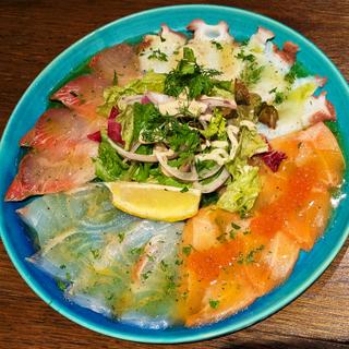 本日のカルパッチョ盛り合わせ(Frutti di Mare（フルッティ ディ マーレ）横浜)