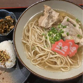 ソーキそば定食