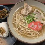 ソーキそば定食(沖縄料理専門店 う～みや茅場町駅前店)