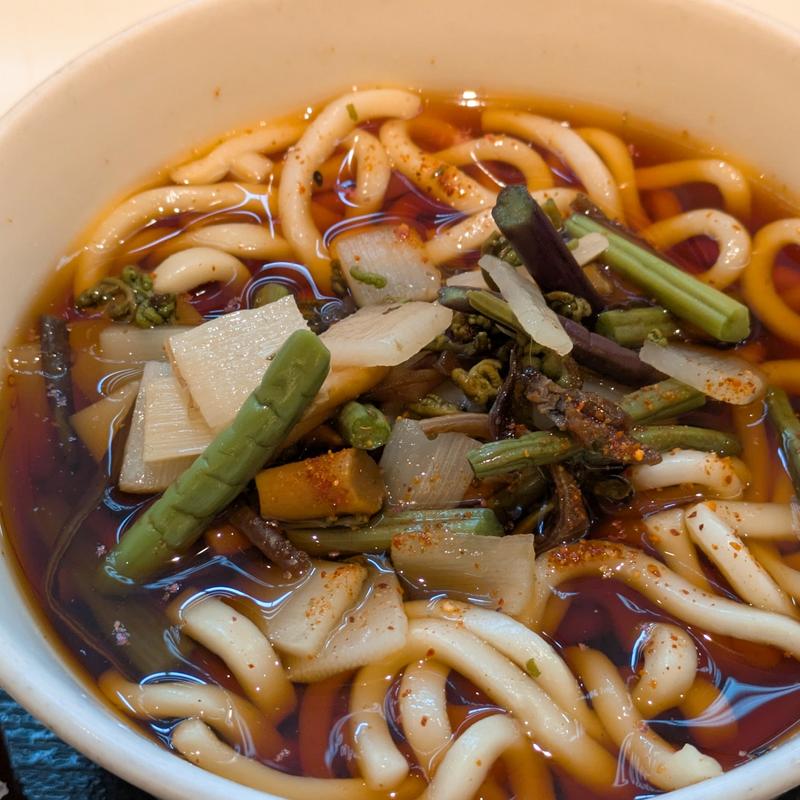 山菜うどん(いろり庵きらく 大崎店)