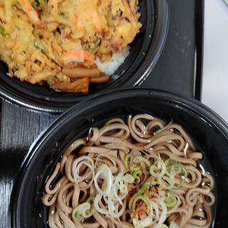 ミニかき揚げ丼セット(吉そば 渋谷店)