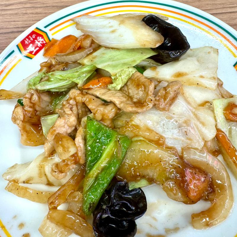 野菜炒めジャストサイズ(餃子の王将 摂津富田駅前店)