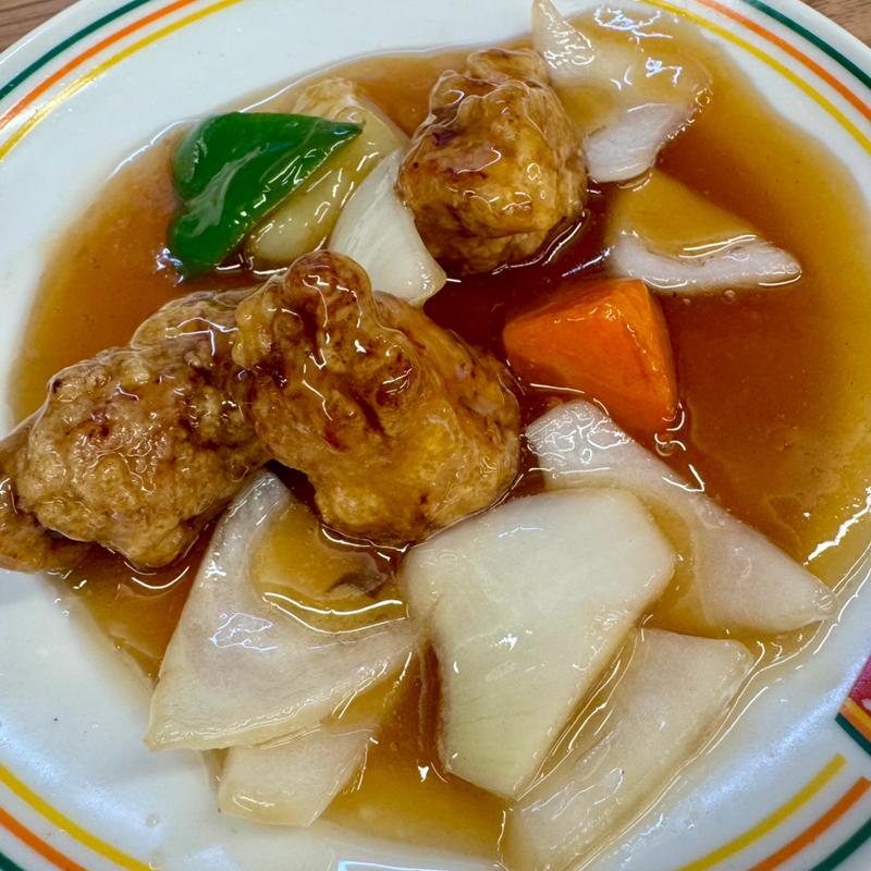 酢豚ジャストサイズ(餃子の王将 摂津富田駅前店)