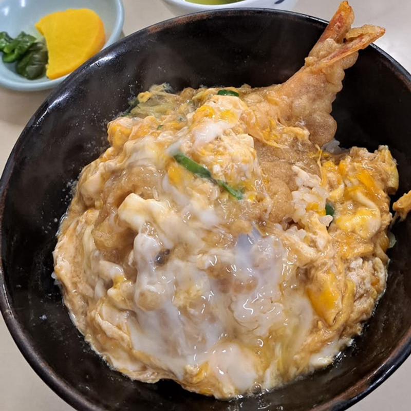 天とじ丼(力餅食堂)