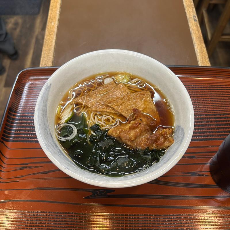 きつね蕎麦(みのがさ本店 お弁当生そばうどん)