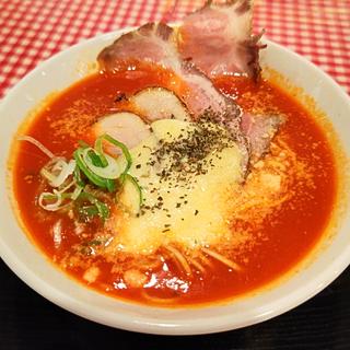 アクアパッツｧトマトめん＋ポルケッタ(Lunaの世界)