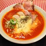 アクアパッツｧトマトめん＋ポルケッタ(Lunaの世界)
