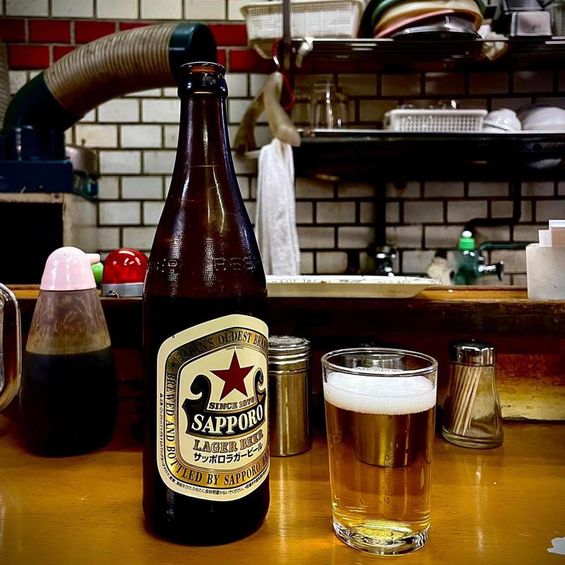 ビール(浅草やきそば 福ちゃん)