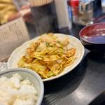 キャベツみそ炒め定食(綿徳)