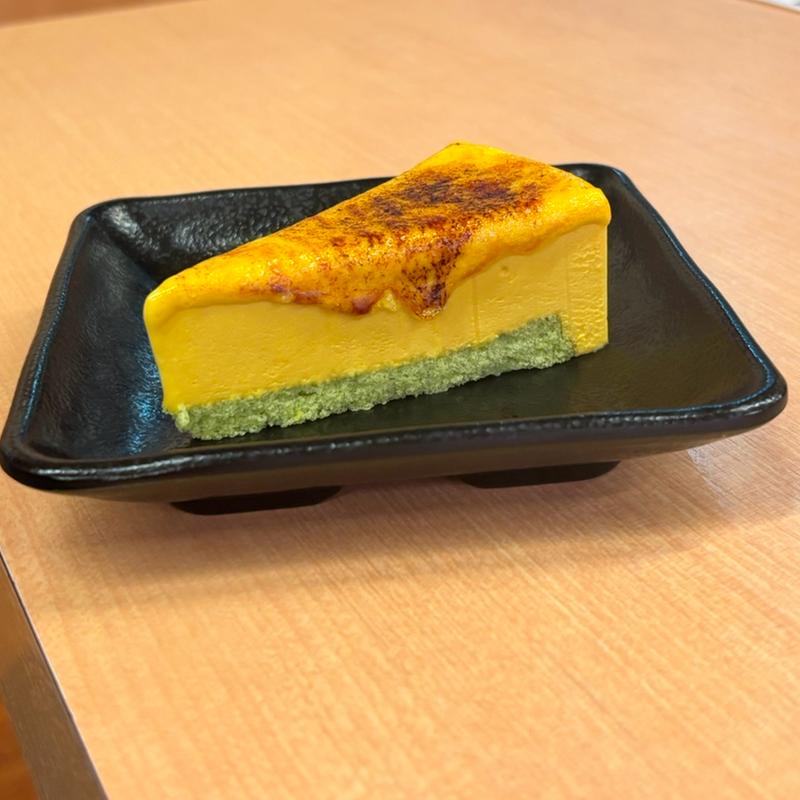 かぼちゃのブリュレアチーズケーキ (スシロー 亀岡店 （【旧店名】あきんど）)