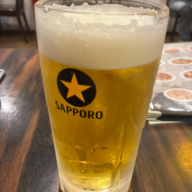 生ビール（中）(珉珉 桃山店 （みんみん）)