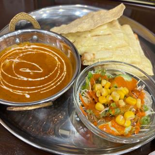 チーズナンランチ(Indian restaurant Taj mahal hiroshima)