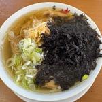 ねぎ生姜ラーメン岩海苔トッピング