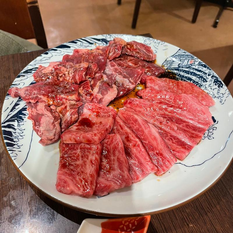 はらみ、上ロース(旨味熟成肉専門 焼肉 ふじ山)