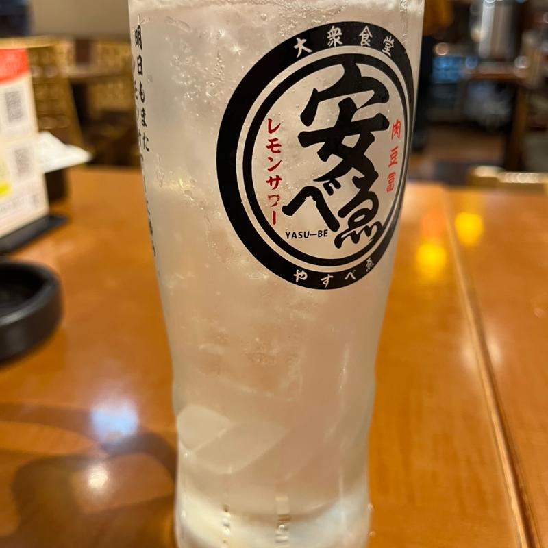 安べゑレモンサワー(肉豆冨とレモンサワー 大衆食堂 安べゑ JR御徒町駅南口店)