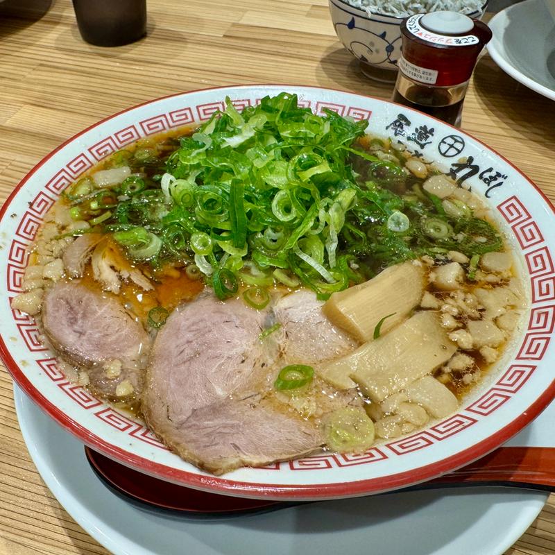 尾道ねぎラーメン(尾道ラーメン 丸ぼし ミナモア広島店)