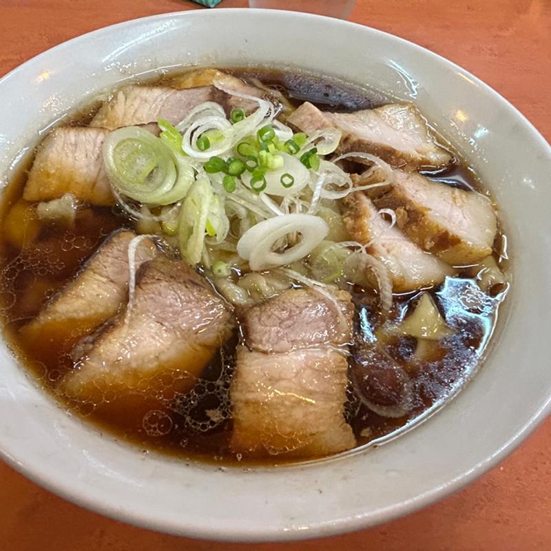 チャーシュウ麺　濃口　大盛り(日陰)