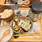 焼き鯖と野菜のたっぷり鬼おろし添え膳