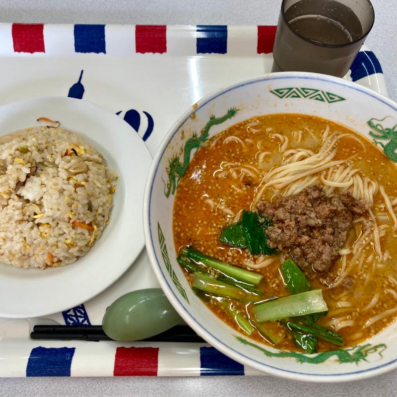 担々麺チャーハンセット(春日部飯店麺創屋)
