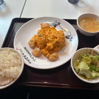 エビと玉子の炒め(京華茶楼)