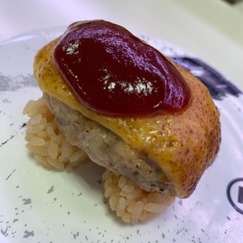 チーズハンバーグ(回転寿司みさき イオン板橋ショッピングセンター店)