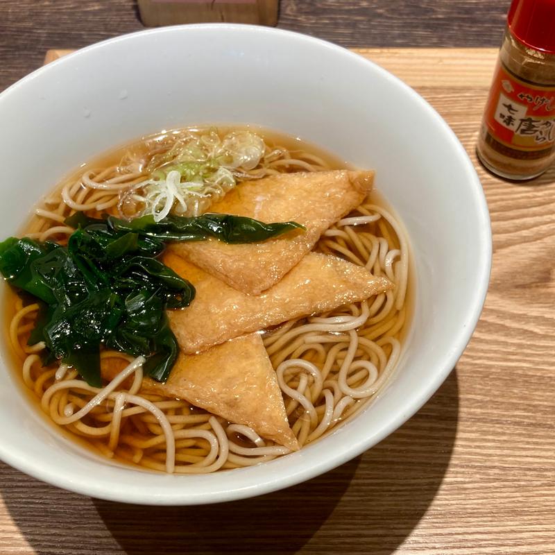 きつねそば(蕎麦いまゐ 新横浜店)