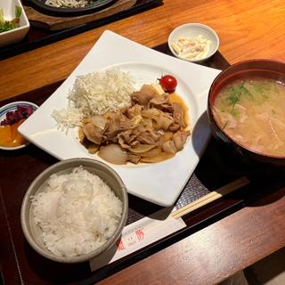 黒豚生姜焼き定食