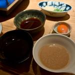 ゴマだれ　自家製黒砂糖ポン酢　自家製すき焼きのたれ