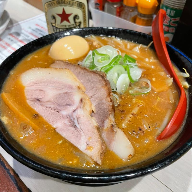 カレー味噌らーめん(札幌味噌らーめん葵葉 荏原中延店)