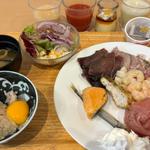 朝食ビュッフェ