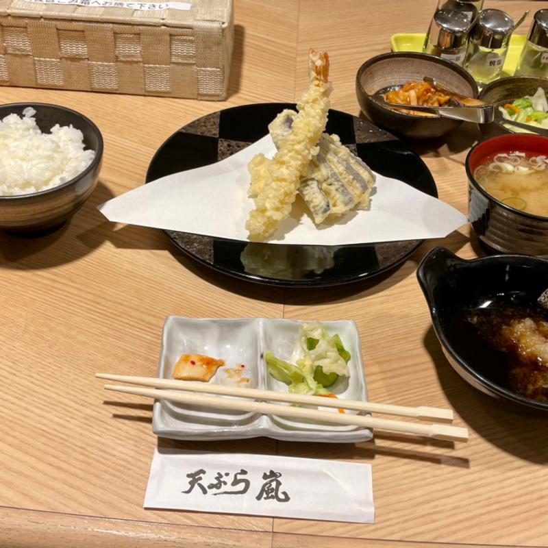 日替わり定食8品(天麩羅 嵐)