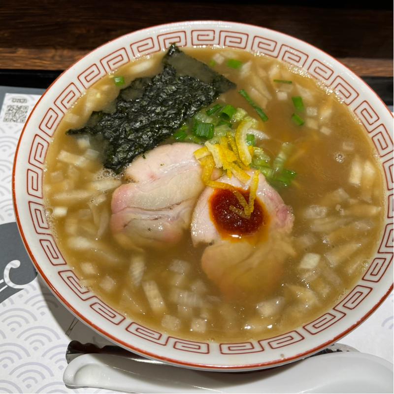 煮干しラーメン(らあめん花月嵐 新宿二丁目店)
