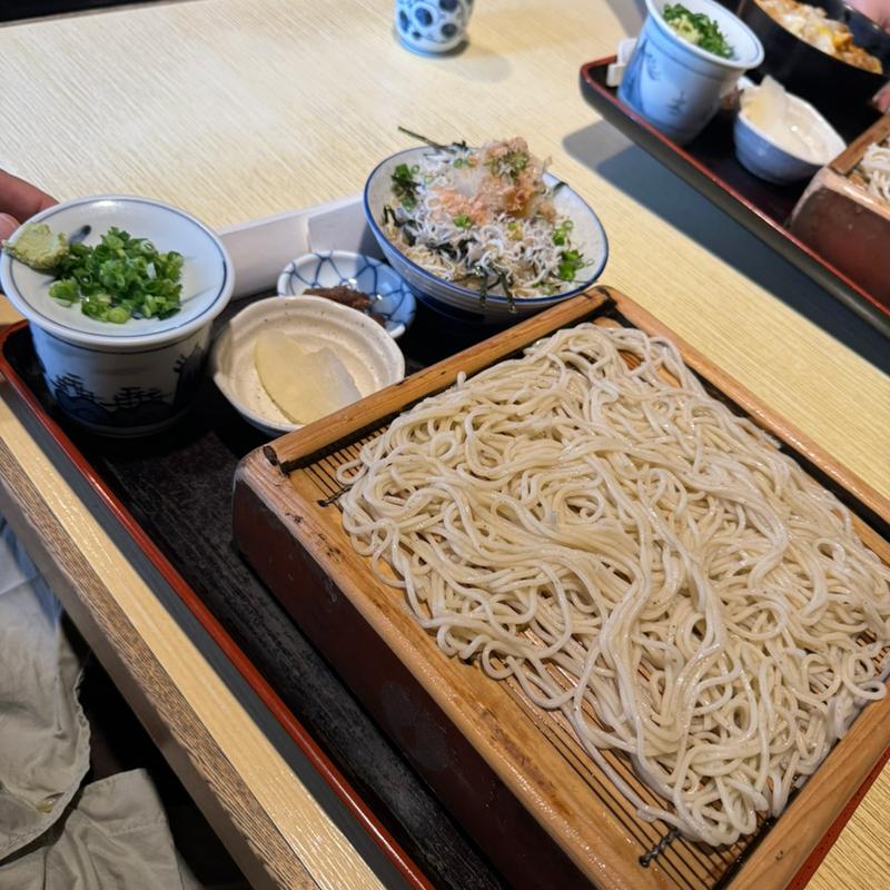 しらす丼セット(そば処 砂場)