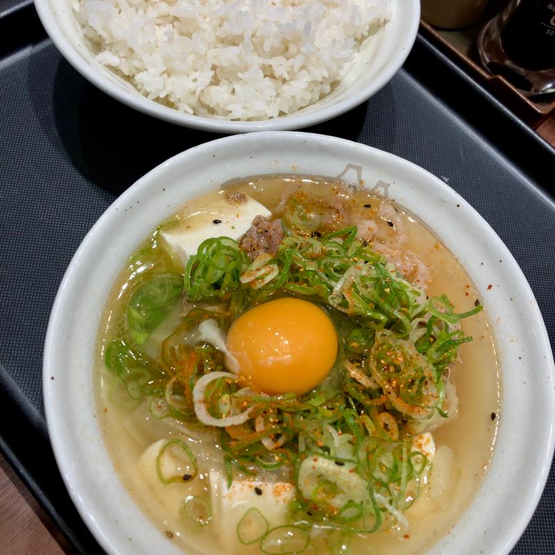 具だくさん肉吸い(松屋 山科店)