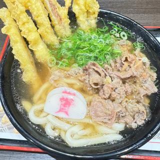 肉ごぼ天うどん
