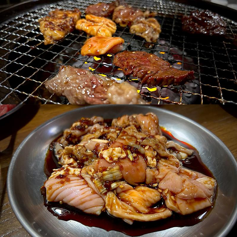 名物シロ(大衆焼肉けむすけ 天童店)