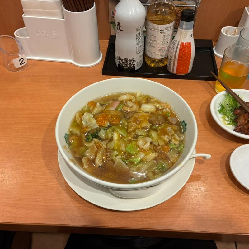五目あんかけラーメン(日高屋 船堀南口店)