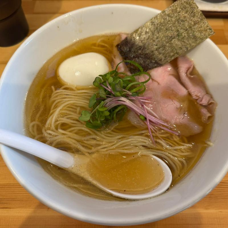 地取り塩そば味玉(らあめん常護)