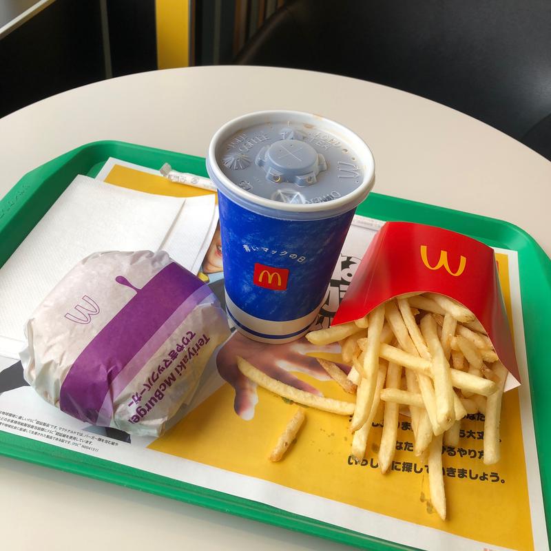 テリヤキマックバーガーセット(マクドナルド 川越上寺山店)