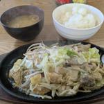 塩ガーリック定食