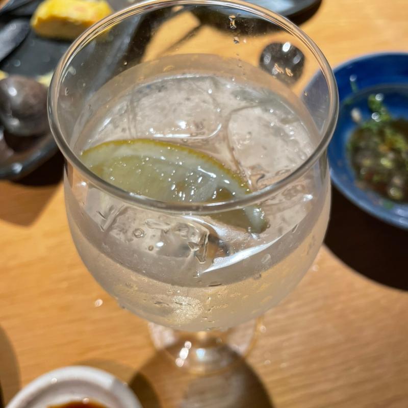 日本酒ハイボール(三喰撰酒 三重人 KITTE 名古屋店)
