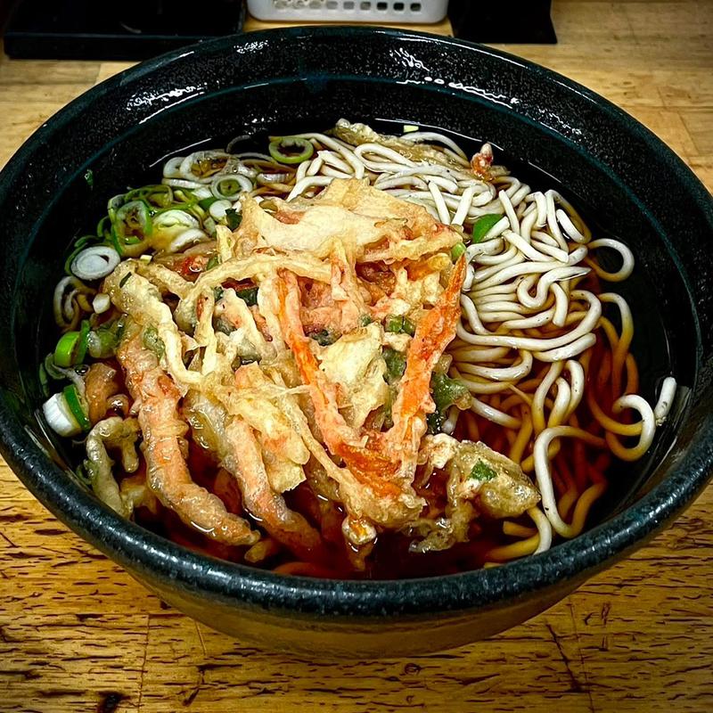 かき揚げそば(立喰そば・うどん ふじ)