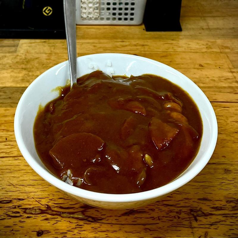 ミニカレー(立喰そば・うどん ふじ)