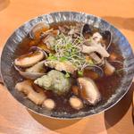 北海アサリと木の子、鮮魚の漁師煮