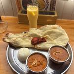 2種類のカレーランチセット(ニューナマステインディア)