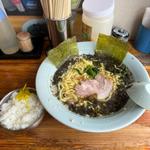 黒バラ海苔ラーメン　半ライス(ラーメンショップ椿 上彦川戸店)