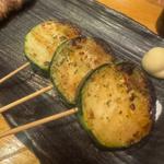 ズッキーニ串(やきとりやさんあっ鶏)