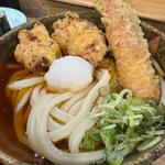 とりちく天おろしぶっかけうどん(川久麦笑)